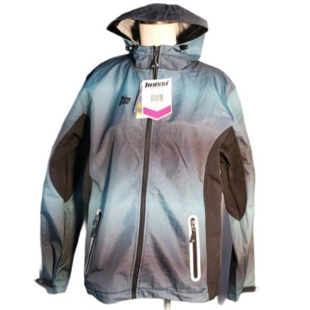 Mossi Adrenaline Windbreaker Jacket Coat HOODED Women's WOMAN'S Size Large NWT - Picture 2 of 16